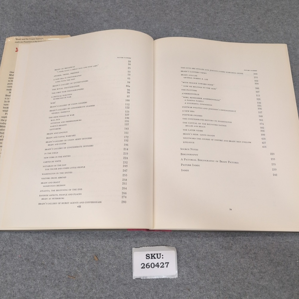 Mathew Brady Historian with a Camera James‎ D Horan Hardcover Photography Book - Picture 6 of 6